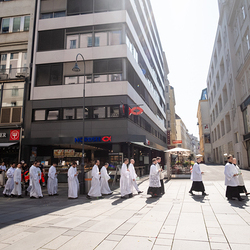 Fronleichnam 2025 / Erzdiözese Wien/ Schönlaub