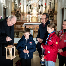 Friedenslicht in Wien angekommen / Erzdiözese Wien/ Schönlaub, Stephan Schönlaub